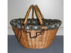 NoName AUMÜLLER V.R.-Weidenkorb "11/770/N" Für KLICKfix-Lenkeradapter (nicht Im Lieferumfang Enthalten), Belastbar Bis Ca. 8 Kg