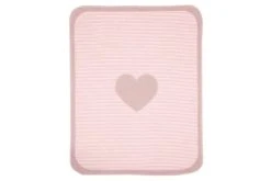 FUSSENEGGER Babydecke Herz 90x70cm