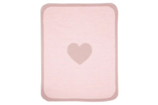 FUSSENEGGER Babydecke Herz 90x70cm 1 FUSSENEGGER Babydecke Herz 90x70cm