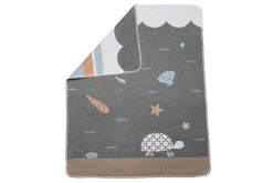 FUSSENEGGER Babydecke J.Schildkröte Grau