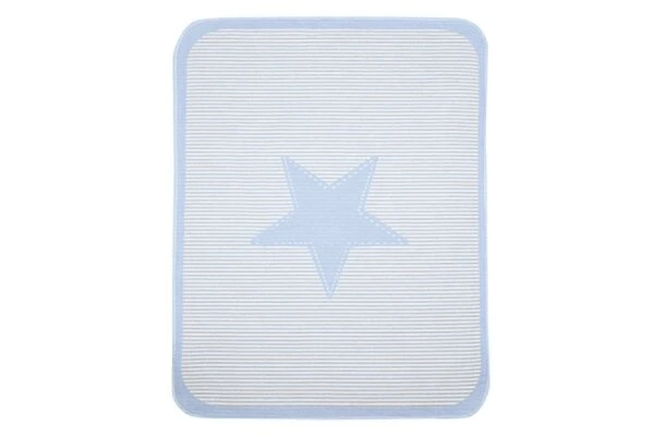 FUSSENEGGER Babydecke Stern 90x70cm 1 FUSSENEGGER Babydecke Stern 90x70cm