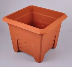 Emsa Blumenkübel TERRA GRANDE, 350 X 350 Mm, Terracotta