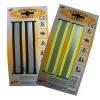 FASI Hosenklettband "Stretch Clett" 3M Scotchlite Reflex-Material, Stück Auf Karte, Zertifiziert Nach EN 13356 Schwarz