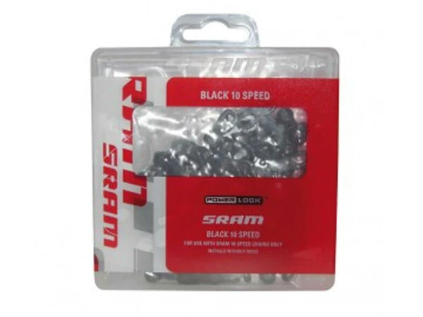 Kettenverschlussglied Sram Btl./50st. Power Lock 10-fach Schwarz 1 Kettenverschlussglied Sram Btl./50st. Power Lock 10-fach Schwarz