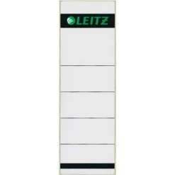 LEITZ ACCO BRANDS GMBH & CO. KG Leitz Ordneretikett 16420085 Kurz/breit Papier Grau 10 St./Pack.
