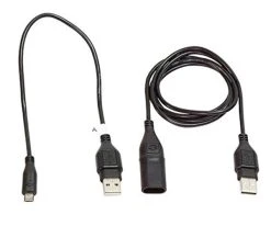 TecMate OPTIMATE Ladekabel, Für USB-Ladegerät O-100, Micro-USB, Länge: 30cm, Incl. 100cm Verlängerungskabel Nr112
