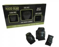 Sk8te4u Sports Production GmbH Protektorenset Madd Gear Schwarz, Gr. M Junior
