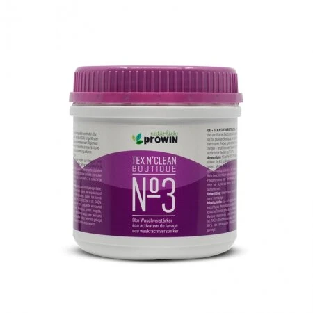 ProWin Waschverstärker Tex´n Clean Boutique No.3 500g Natural Detergents 1 ProWin Waschverstärker Tex´n Clean Boutique No.3 500g Natural Detergents