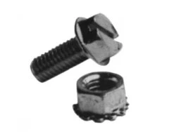Fix-Nippel Schutzblechschrauben 12mm M Zahnscheibenmutter