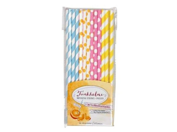 Spiegelburg Trinkhalme Aus Papier Frühstücksglück (24 St. Sort.) 1 Spiegelburg Trinkhalme Aus Papier Frühstücksglück (24 St. Sort.)