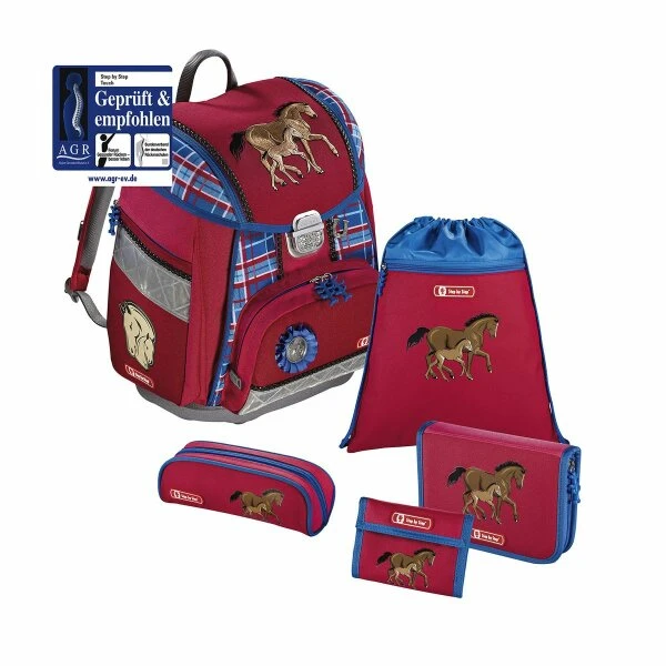 Step By Step TOUCH Schulranzen-Set Horse Familiy 4-teilig 1 Step By Step TOUCH Schulranzen-Set Horse Familiy 4-teilig