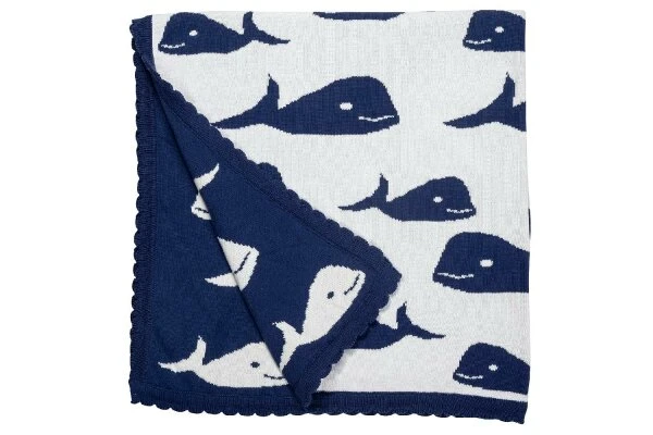 HANSEKIND Strickdecke Wal Navy 1 HANSEKIND Strickdecke Wal Navy