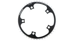 STRONGLIGHT Kettenblatt "Zicral 7075 T6" 5-Arm, 130 Mm Lochkreis, 7075 T6 Zicral CNC-bearbeitet, SB-verpackt, Schwarz/si