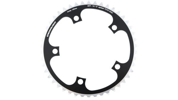STRONGLIGHT Kettenblatt "Zicral 7075 T6" 5-Arm, 130 Mm Lochkreis, 7075 T6 Zicral CNC-bearbeitet, SB-verpackt, Schwarz/si 1 STRONGLIGHT Kettenblatt "Zicral 7075 T6" 5-Arm, 130 Mm Lochkreis, 7075 T6 Zicral CNC-bearbeitet, SB-verpackt, Schwarz/si