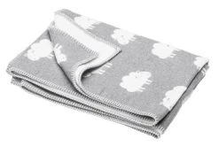 FUSSENEGGER Wohndecke Deco 130x200cm Grau